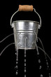 bucket with holes
