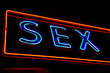 Sexy shop entrance
