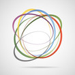 Abstrakt farben Vektor rings logo zeichen bund kinder garten