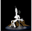 Danse entre une panthère et une hermine