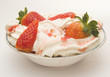 fragole con panna