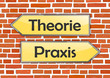 Schilder Richtung Backstein Theorie Praxis