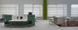 Interior office with system office desks