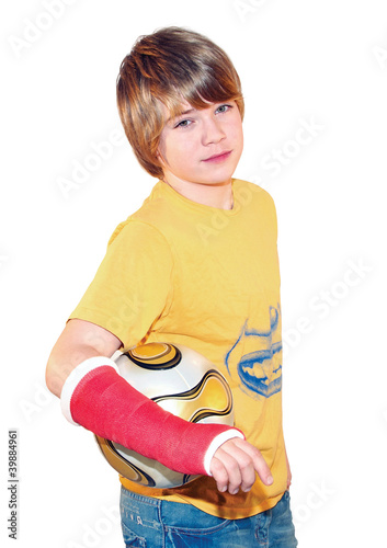 Photo: Mit Gips kein Sport Mit Gips kein Sport