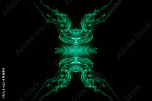 Photo: Green Smoke Abstract Green Smoke Abstract