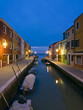 Burano canal reflections at dusk