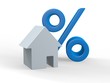 House and percent sign