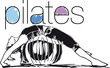 Sketch of woman doing pilates. Vector illustration