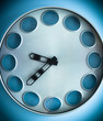 Big Blue Clock