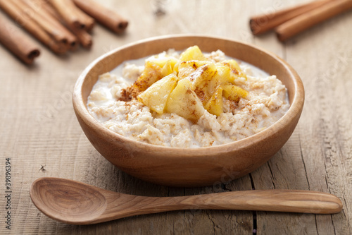 Photo: cereal with caramelized apple cereal with caramelized apple