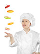 Young female chef