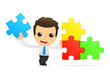 funny cartoon office worker
