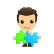 funny cartoon office worker