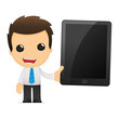 funny cartoon office worker