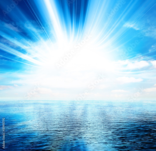 Photo: bright sea view bright sea view
