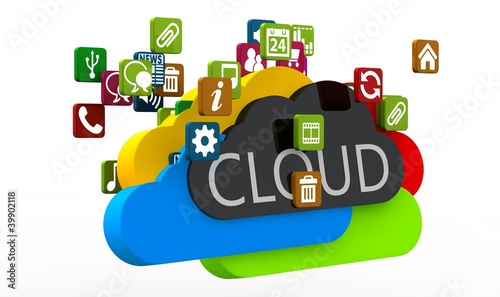 Illustration: cloud computing cloud computing