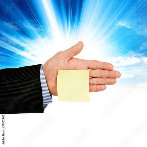 Photo: post-it-note concept post-it-note concept