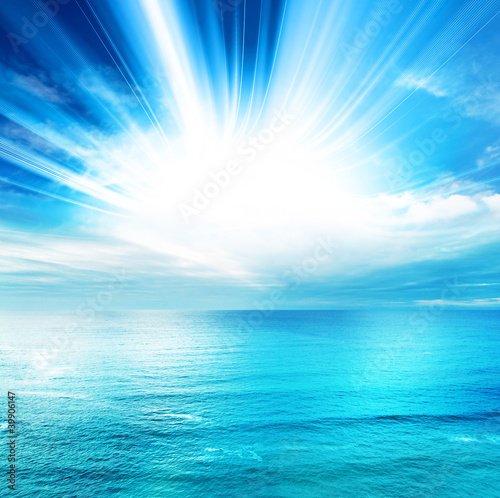 Photo: vibrant seascape vibrant seascape