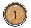 Photo: Font consisting of keys of a typewriter Font consisting of keys of a typewriter