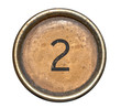 Photo: Font consisting of keys of a typewriter Font consisting of keys of a typewriter