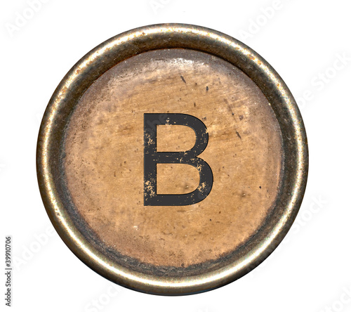Photo: Font consisting of keys of a typewriter Font consisting of keys of a typewriter