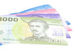 Chilean Pesos Isolated on White