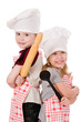 two children cooks