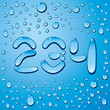 Water Drops Letters