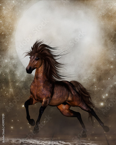 Illustration: Brown Horse Brown Horse