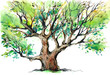 green tree