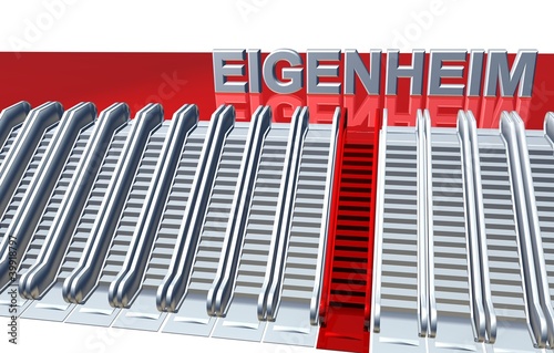 Illustration: 3D Rolltreppen - EIGENHEIM 3D Rolltreppen - EIGENHEIM