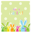 Easter card with copy space