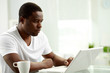 Man typing