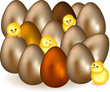 Pasqua - Pulcini tra le uova