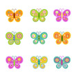 Retro Butterfly Set