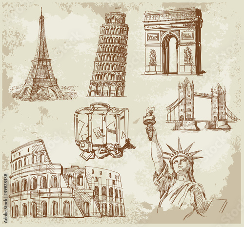Vector: Travel background Travel background