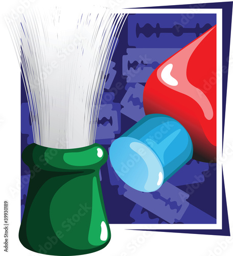 Illustration: Shaving set Shaving set