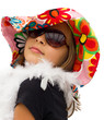 Photo: fillette au chapeau fillette au chapeau