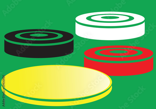 Illustration: Caroms ball Caroms ball