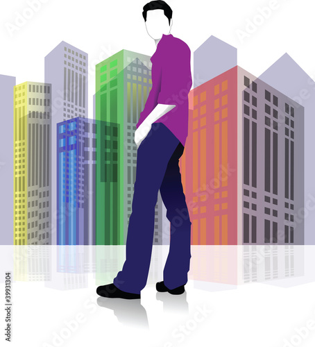 Illustration: Model man Model man