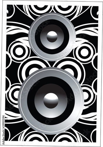 Illustration: Music speaker Music speaker