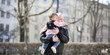 Kleinkind mit Papa