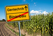 Ortsschild Bioanbau