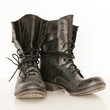 schwarze Stiefel