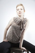 young adult girl portrait, fashion style