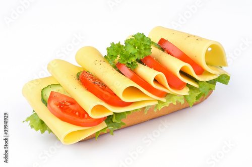 Foto: Leckeres Käsebaguette Leckeres Käsebaguette