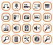 Media and computer icons