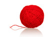Red ball of yarn
