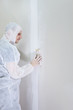 Photo: plasterer polishing wall plasterer polishing wall