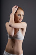 young sexy ballet girl walk in training cloth young sexy ballet girl walk in training cloth
